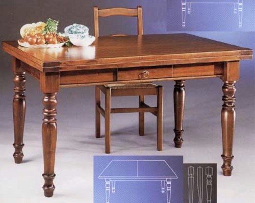 Tavolo legno massello - in,